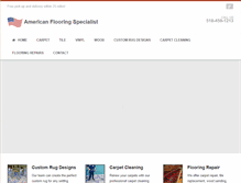 Tablet Screenshot of americanflooringalbany.com